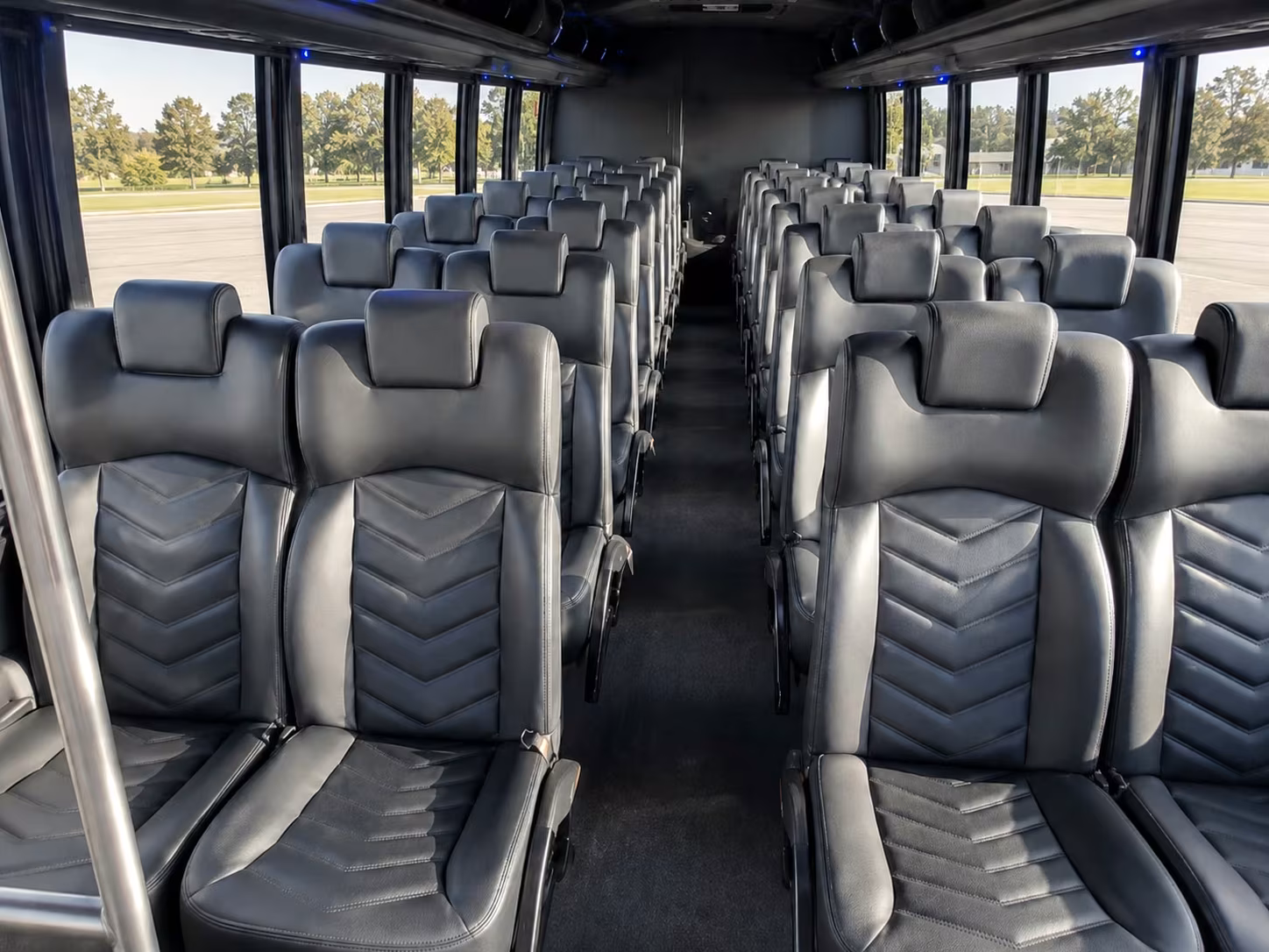 18 passenger minibus inside