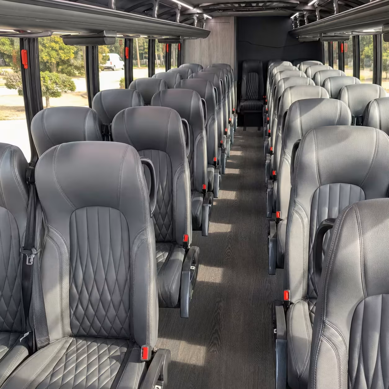 25 passenger minibus inside