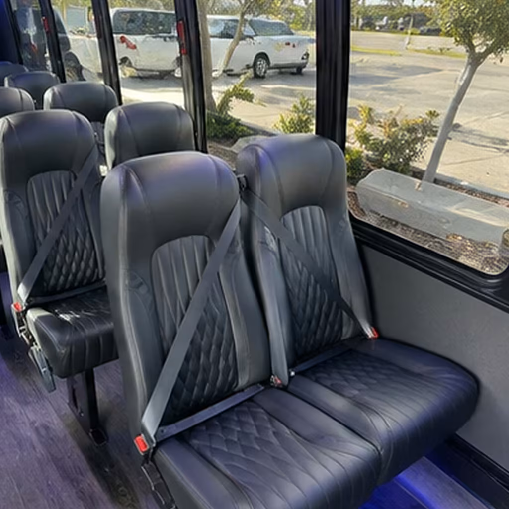 28 passenger minibus inside