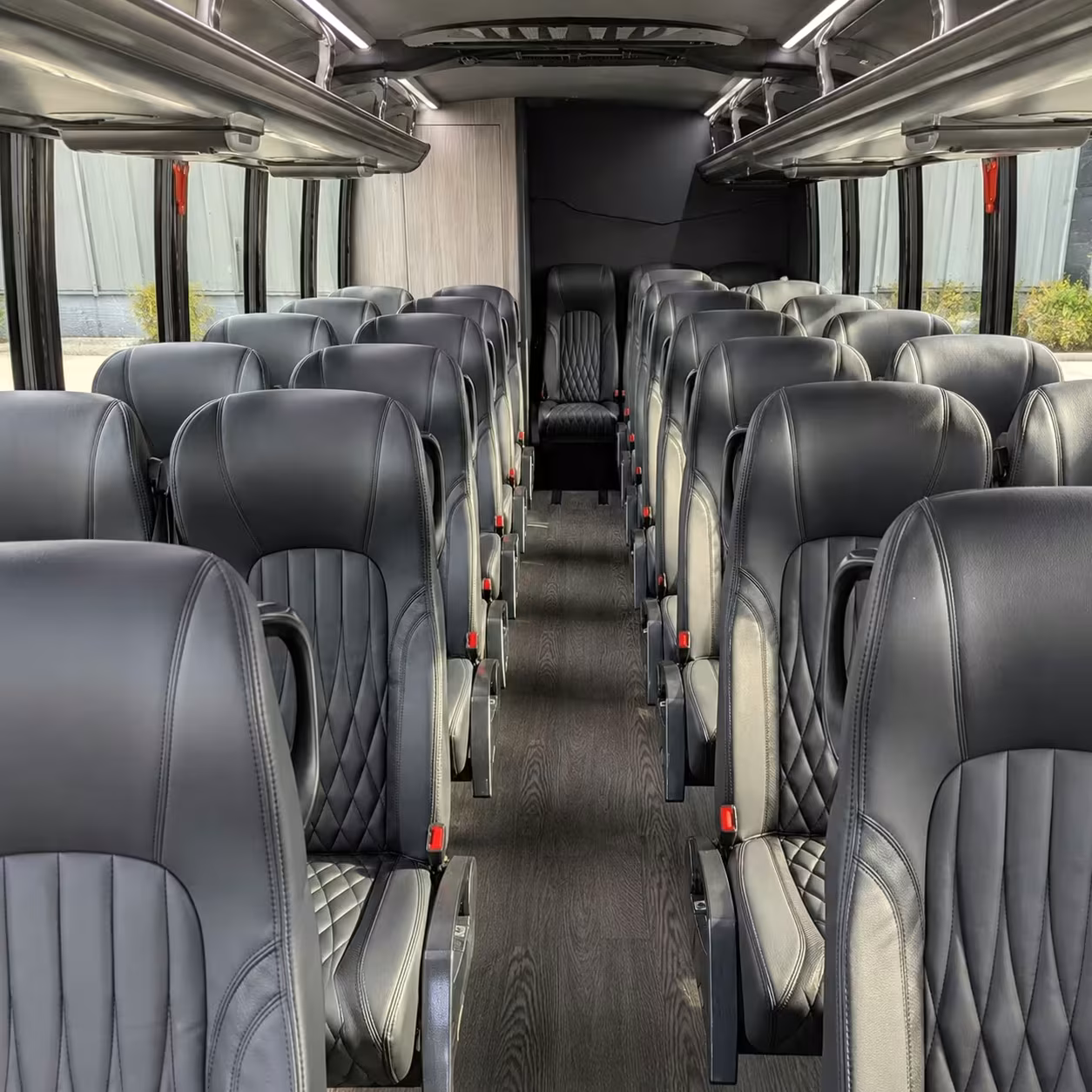 35 passenger minibus interior