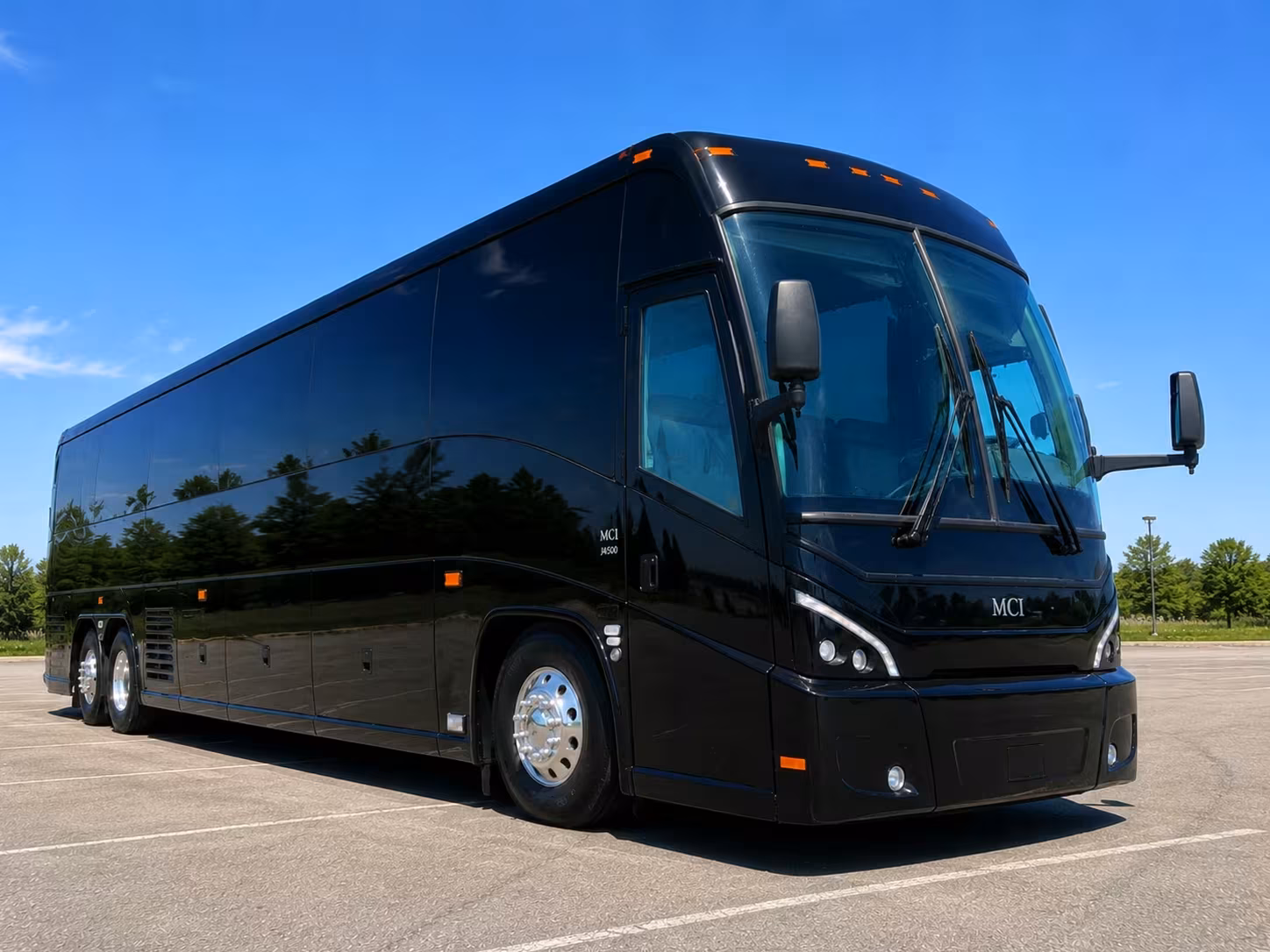 corporate and season ticket group charter buses in lakewood