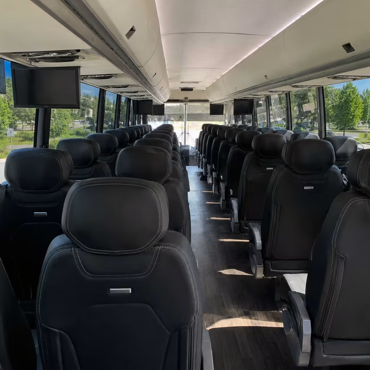 lakewood charter bus interior