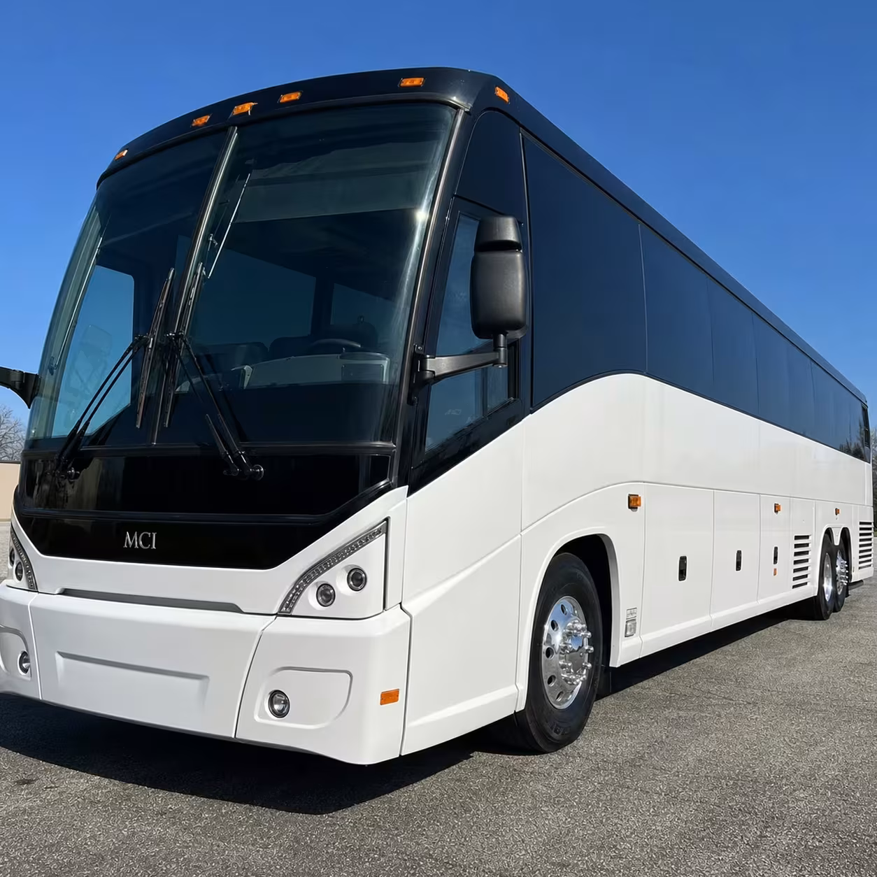 lakewood charter bus rental exterior