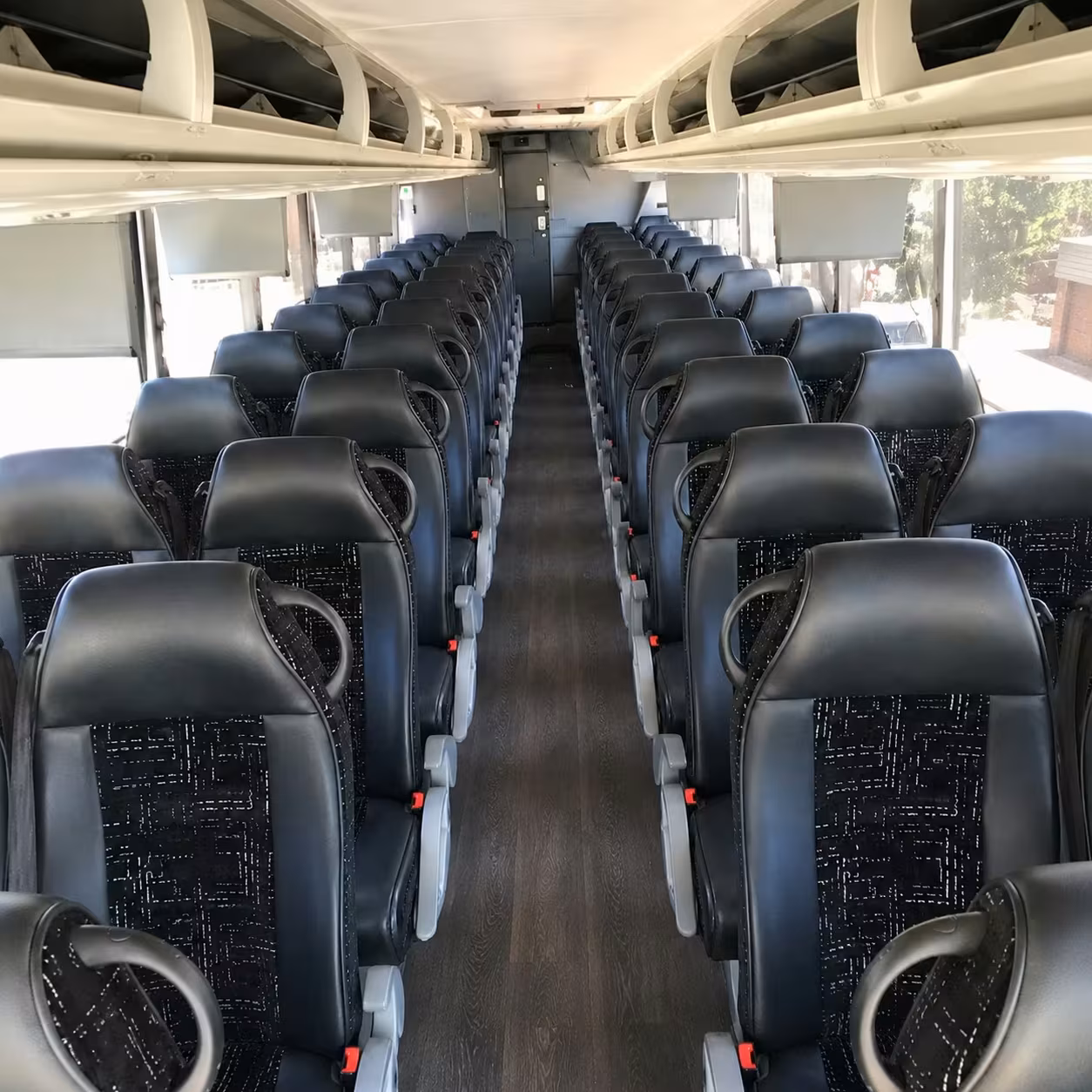 lakewood charter bus rental inside