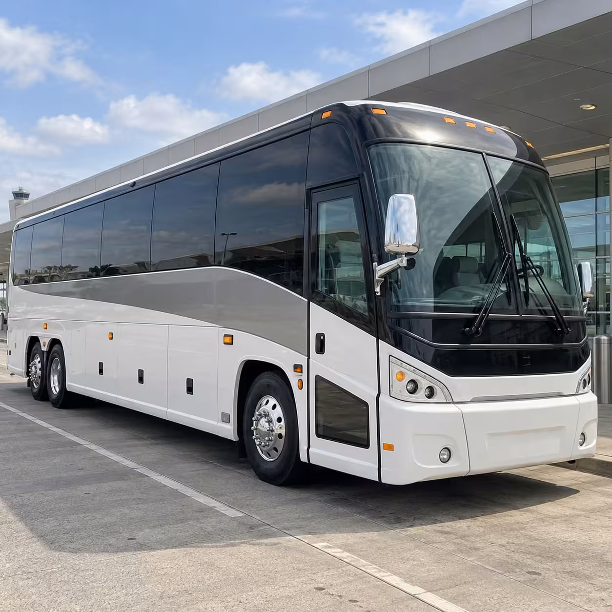 lakewood wedding shuttle buses between ceremony and reception