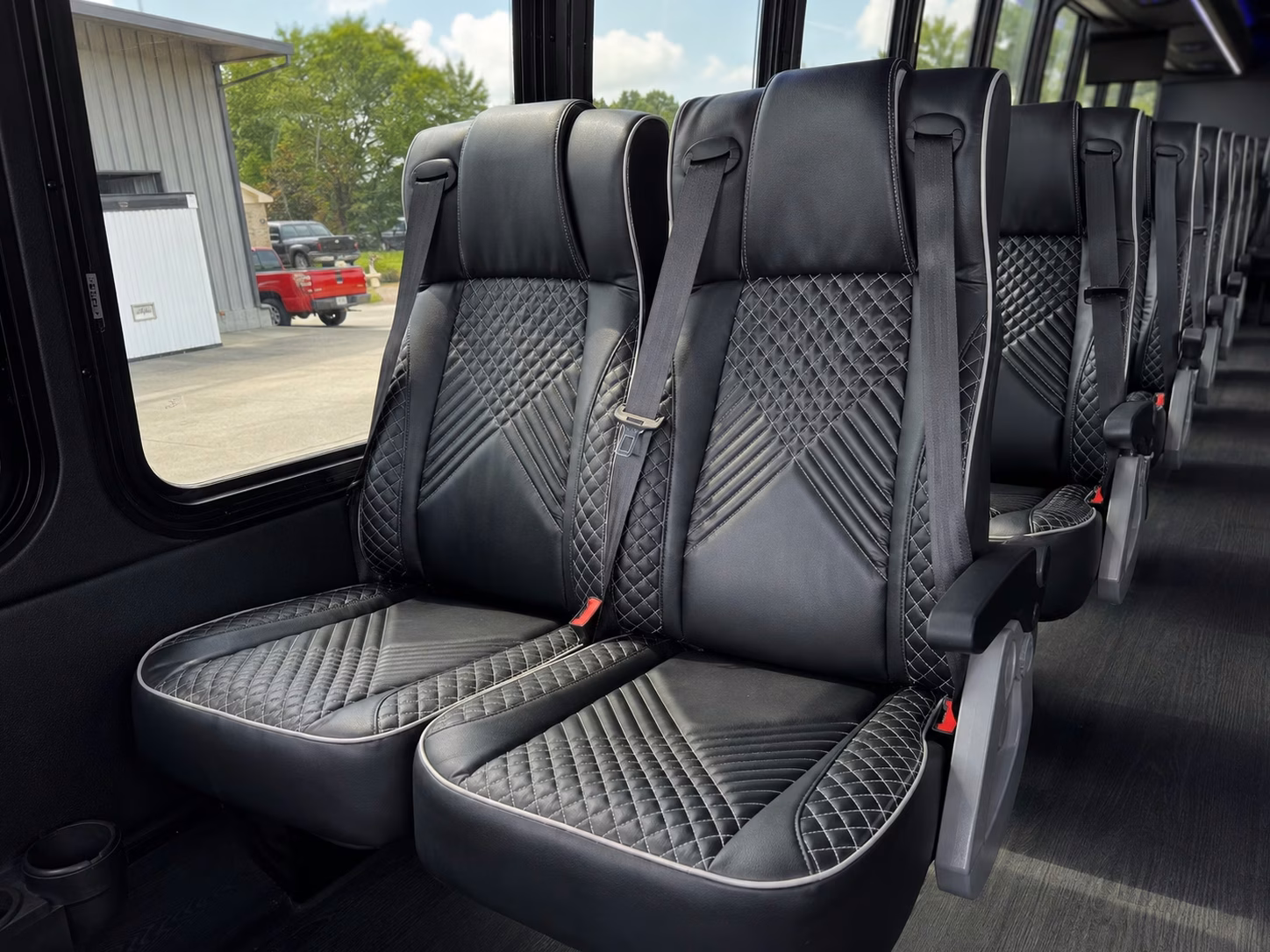 late night reception shuttle buses for lakewood weddings