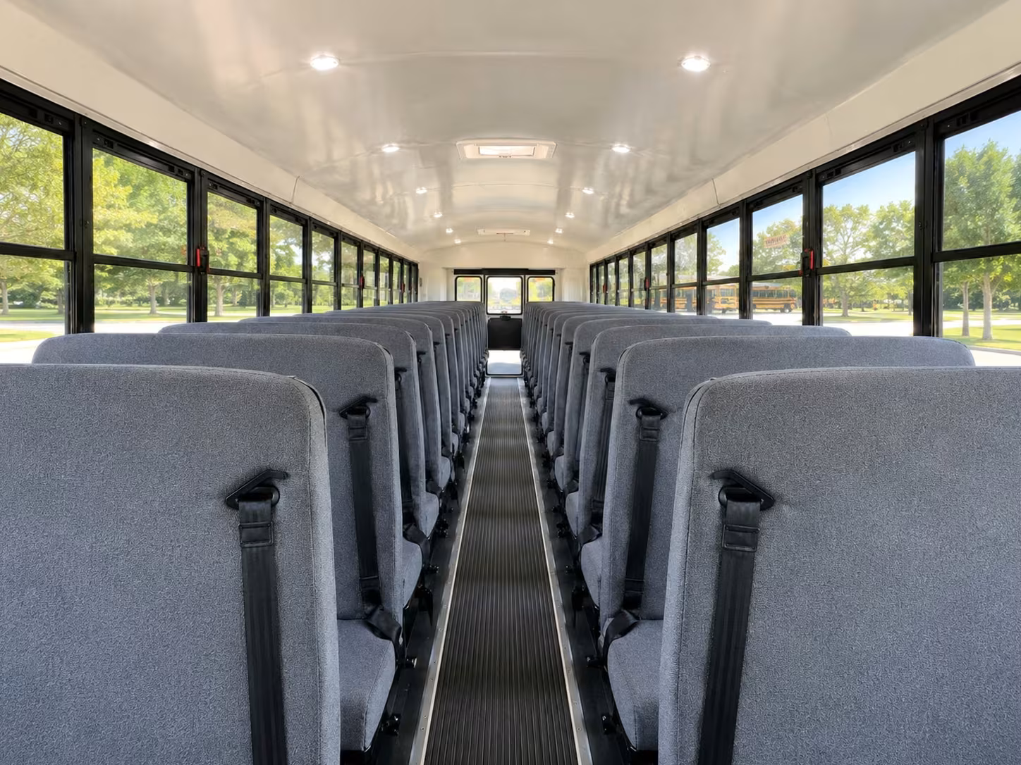 school bus interior