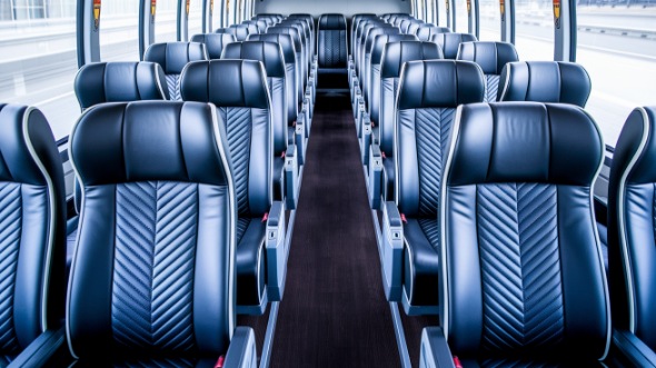 lakewood 54 passenger charter bus inside