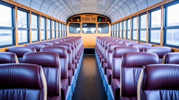 lakewood school bus rental inside