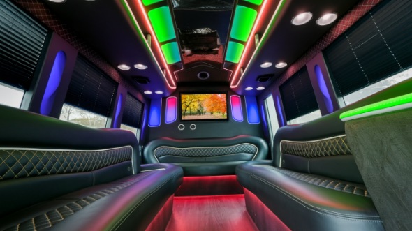 sprinter limo rental interior lakewood